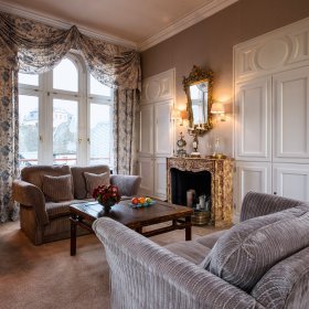 Innenansicht Zimmer im Das Kronenschlösschen